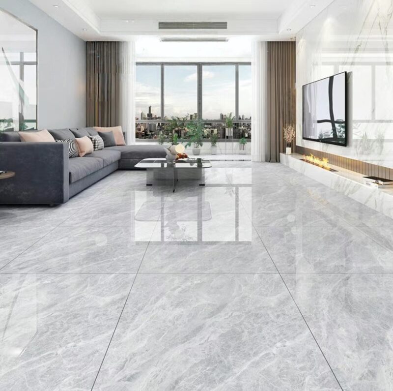 Fashionable Gray Marble Slip-proof Tiles - Image 2